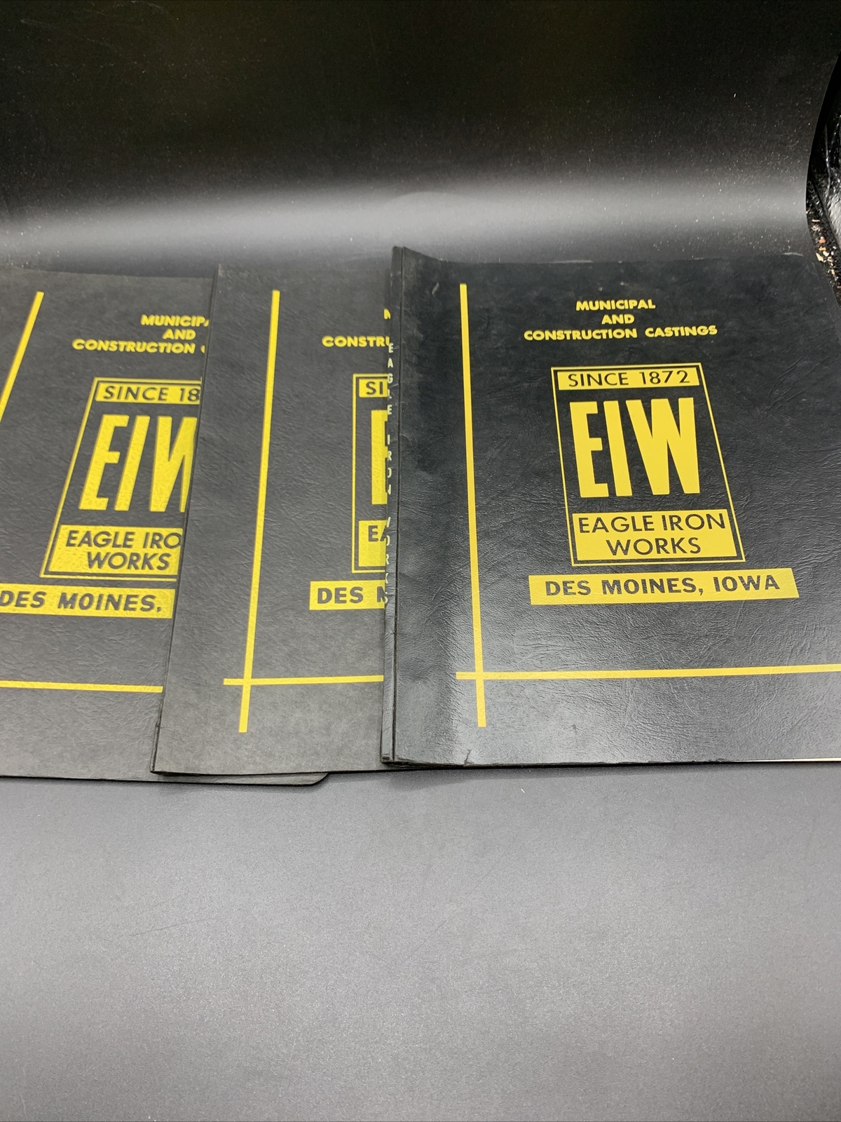 3 1960’s Eagle Iron Works Municipal & Construction Castings Catalogs-Des Moines