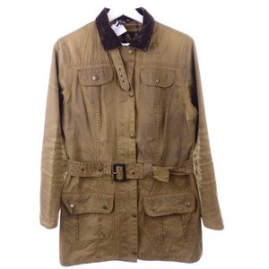 barbour jacke damen braun