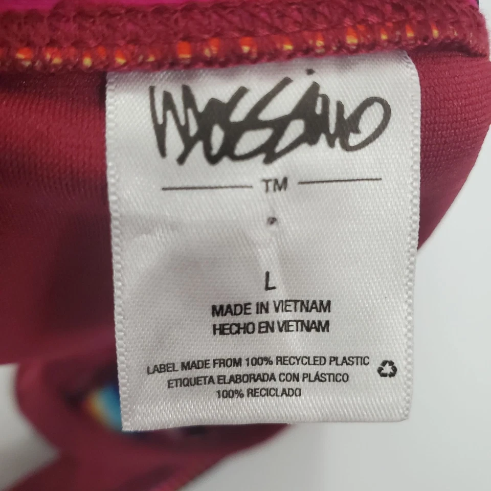 Mossimo Mujer Retro Multicolor Baja Manta Rayas Acanalado Bikini Parte Inferior L Foto 4 de 4