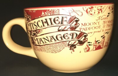 Harry Potter Mischief Managed Marauder's Map 24 oz. Coffee/Soup Mug - FAST  SHIP | eBay