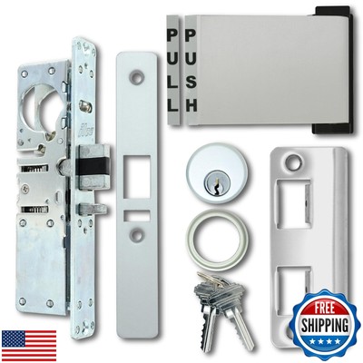 Summit Doorware Storefront Door Mortise Deadlatch Lock and Exit Paddle Handle