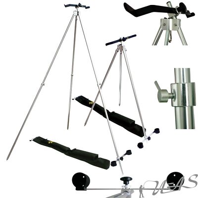 Delta Fishing High Pod Brandungs Dreibein 165CM Tri Pod Brandungs Ständer Sha