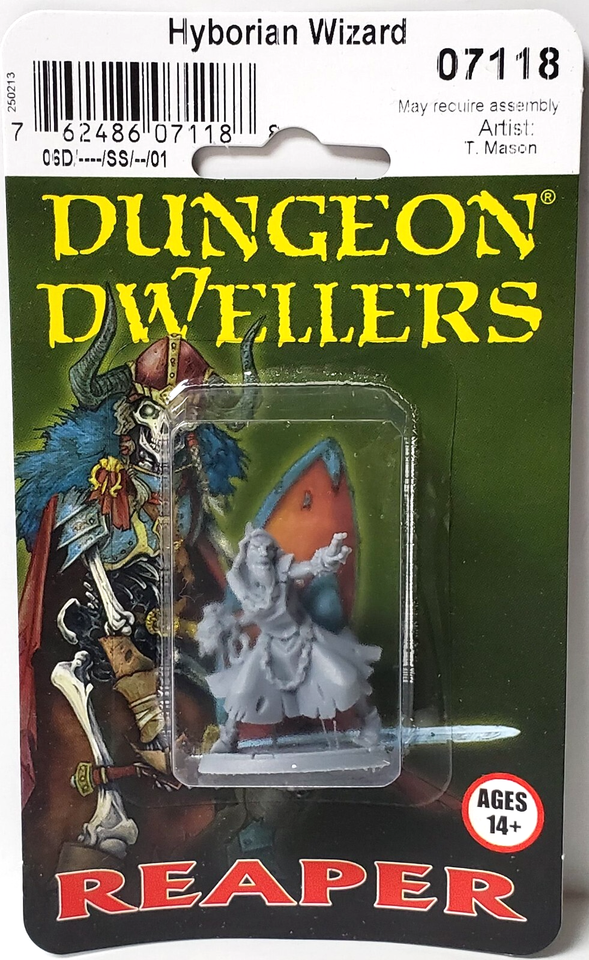 ANUMINAR WINTERBEARD Wizard – Miniatura Reaper Bones 77661 Per Giochi Di Ruolo E Guerra (45 Mm)