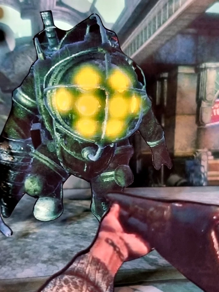 Bioshock - 3D Cube Handmade Diorama - Video Games - Shadowbox - Image 2 of 4