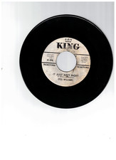 Otis Williams R&B 45 (KING 5816) It Just Ain't Right/It'll Never Happen PROMO 