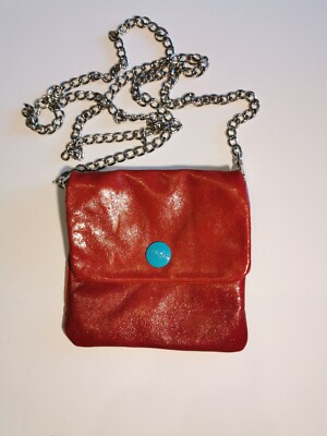 Gabs Firenze I Love Change Women's Red Genuine Leather Handbag, Italy.