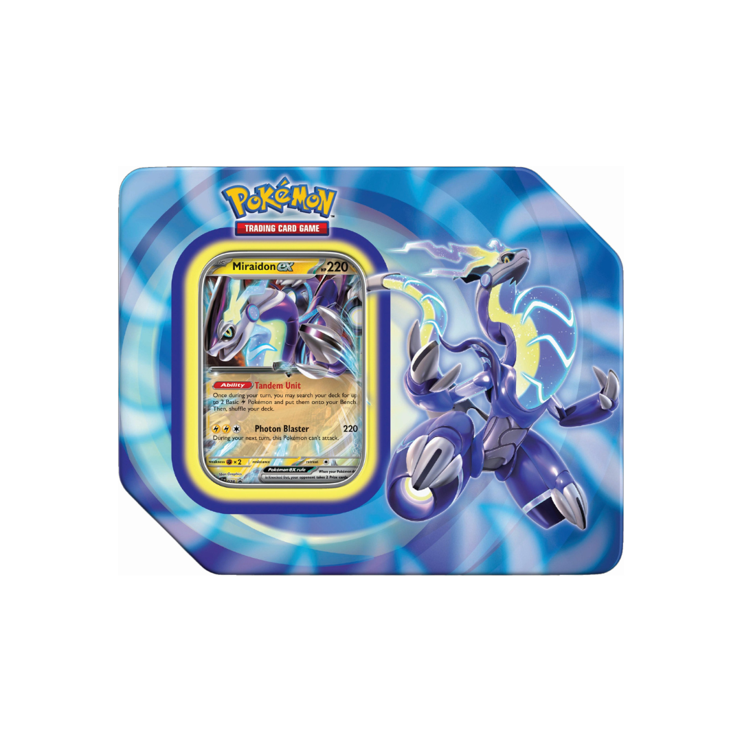 Pokemon TCG Paldea Legends Tins - Miraidon Ex | eBay