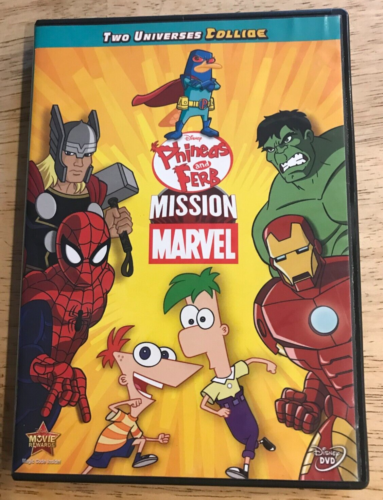 DISNEY ~ PHINEAS AND FERB ~ MISSION MARVEL ~ TWO UNIVERSES COLLIDE ~ DVD  786936835977 | eBay