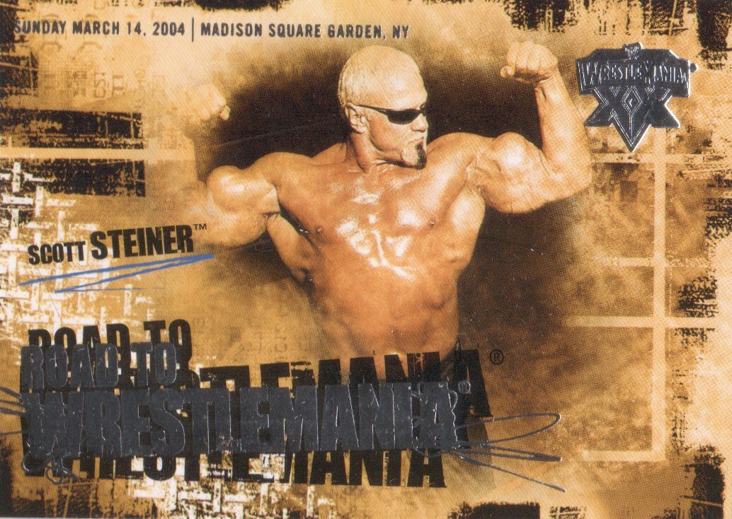 SCOTT STEINER ( Rare! ROAD TO WRESTLEMANIA XX Insert Card #6RW