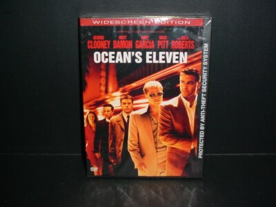 (EV363) Ocean's Eleven NEW FS  DVD 2002 George Clooney/Matt Damon/Brad Pitt