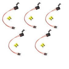 32V 16AWG Car Fuse Holder 20A Standard Fuse Adapter Connector Standard Heavy ...