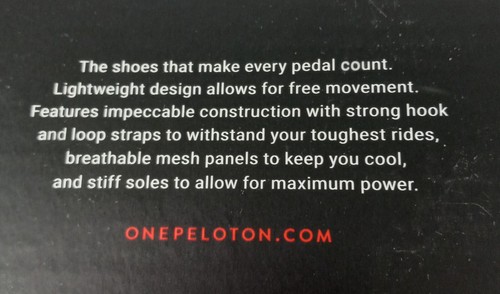 Peloton Cycling Shoes Women's EU 39 (US 8) Hook & Loop Closure Black & White NIB - Picture 17 of 17