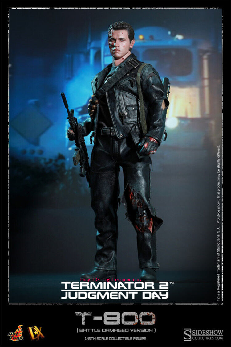 Hot Toys 1/6 Terminator DX13 T-800 Battle Damages Normal Ver