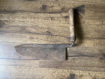 tobacco cutter knife Antique Horse Shape 20cm.-Working Condition,Vintage on this side Early Homemade Corn / Tobacco