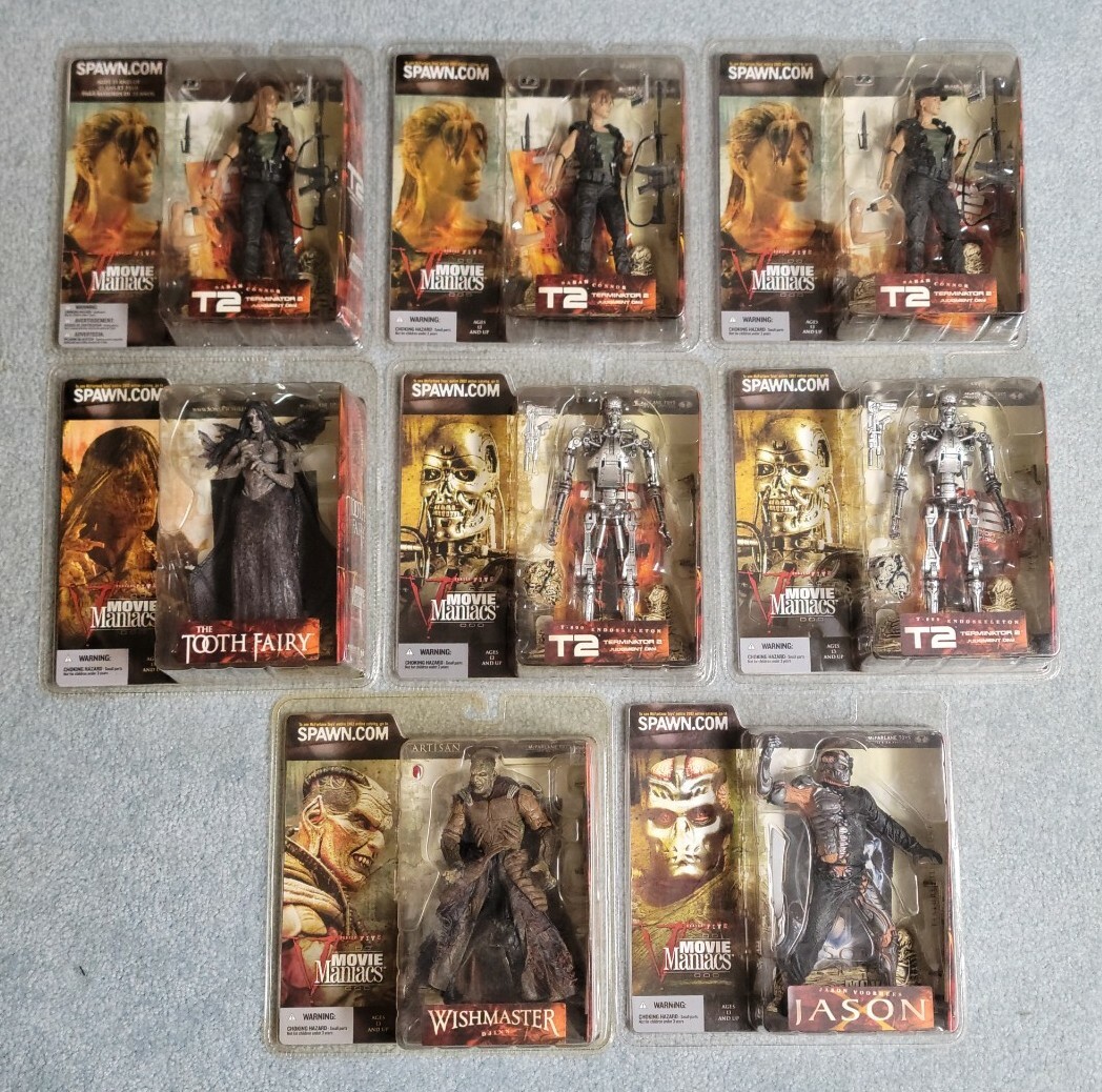 McFarlane Movie Maniacs Series 5 Lot of 8 Action Figures McFarlane Movie Maniacs Series 5 Lot of 8 Action Figures