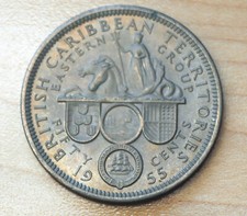 1955 East Caribbean States 50 Cents