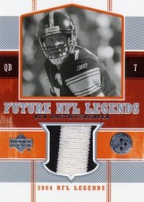 BEN ROETHLISBERGER ( 2-COLOR ) FUTURE NFL LEGENDS ( ROOKIE) JERSEY CARD STEELERS. rookie card picture