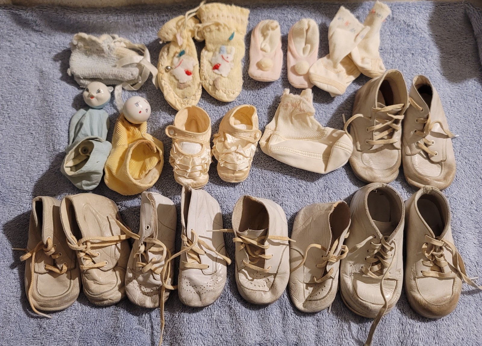 & 7 Knit & Fabric Booties