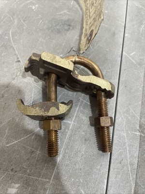 Burndy GAR3902BU Mechanical Grounding Connector 4-4/0 AWG 1/2''-1'' Pipe 3/8'' Stud