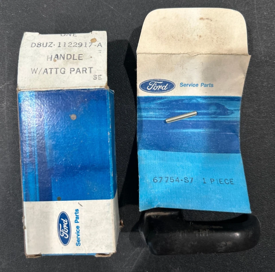 Ford F100 1979 F150 F250 F350 Bronco E100 Econoline nuevo de lote original manija de ventana de ventilación izquierda Foto 2 de 3