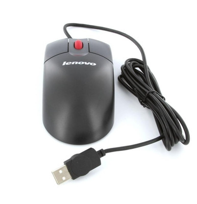 Lenovo Black Optical 3 Button Scroll USB Mouse MO28UOA 06P4069