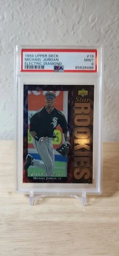 1994 Upper Deck #19 Michael Jordan (RC) Electric Diamond PSA 9
