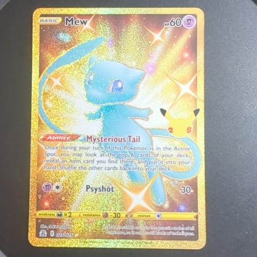 Pokémon TCG Mew (Secret) 025/025 Celebrations 2021