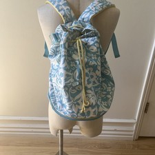 2003 Vintage Y2K Gap Drawstring Tropical Print Pool Beach Backpack