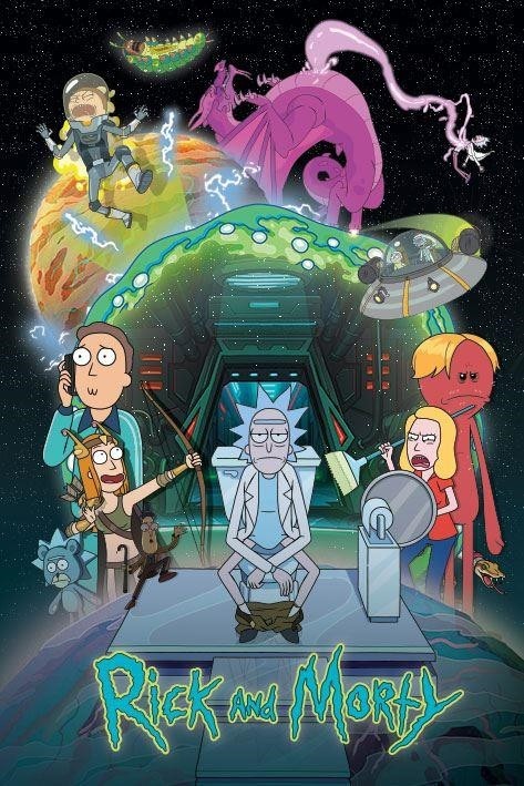 Rick And Morty: Pyramid - Toilet Adventure (Poster Maxi 61X91,5 Cm) -