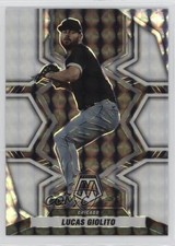 2022 Panini Mosaic White Mosaic Prizm 12/25 Lucas Giolito #186 16az