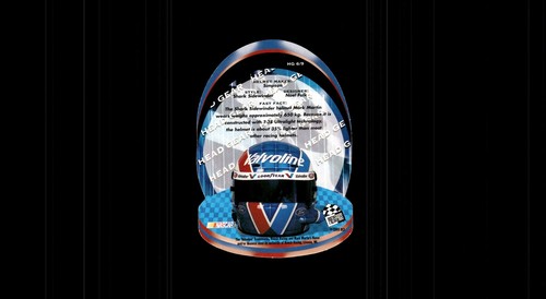 1999 Press Pass VIP Die Cut Head Gear Mark Martin #HG6 - Picture 2 of 2