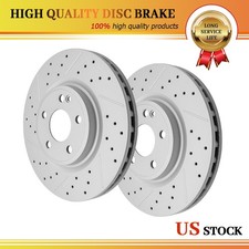2Pcs Front Disc Brake Rotors for Mercedes-Benz GLA250 CLA250 with Sport Package