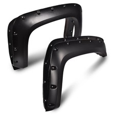 Pocket Rivet Fender Flares For 2007-2014 1500 2500hd 3500hd Trucks Fleetside