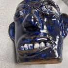 Albert Hodge Face Jug Mug - North Carolina art pottery Blue Multi 4” — photo 3