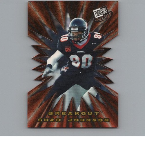 Chad Johnson #B25 2001 Press Pass Breakout card