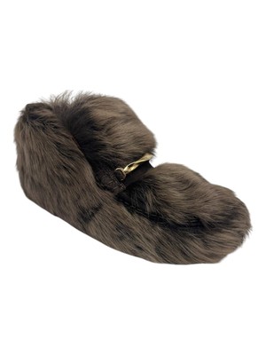 Bally Kidy-Fur 6304672 Men's Ebano Drivers Fur Loafers MSRP $980