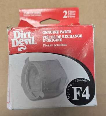 FILTER ROYAL D/D HAND VAC (TYPE F4) 2 PACK