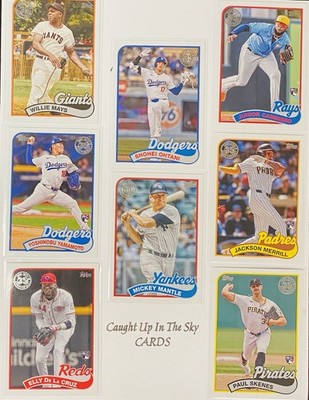 2024 Topps Update ''89 Topps'' Inserts--Pick Your Card