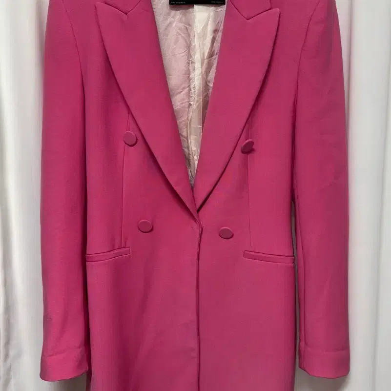 Zara Basic Double Button Pink Jacket Women - image 6