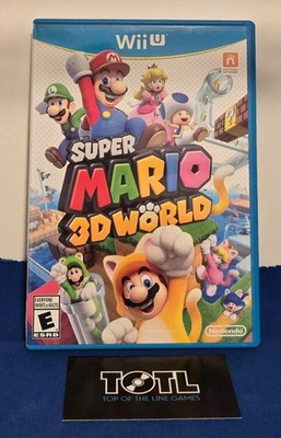 Super Mario 3D World (Nintendo Wii U, 2013) (Complete)