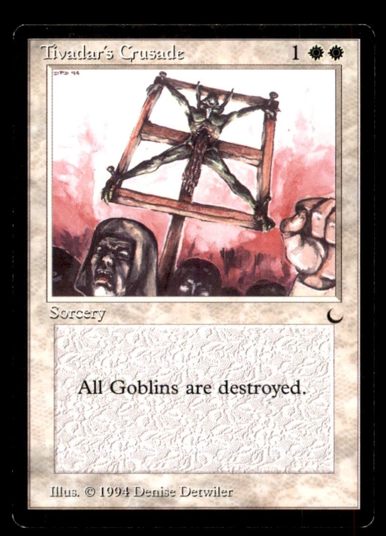 Tivadar's Crusade LP Light Play The Dark MTG [6434]