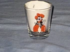 #750* - OKLAHOMA STATE UNIVERSITY COWBOYS SHOT GLASS - PISTOL PETE!