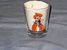 #750* - OKLAHOMA STATE UNIVERSITY COWBOYS SHOT GLASS - PISTOLA PETE!