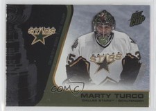 2002-03 Pacific Quest for the Cup Gold 253/325 Marty Turco #30 0c4