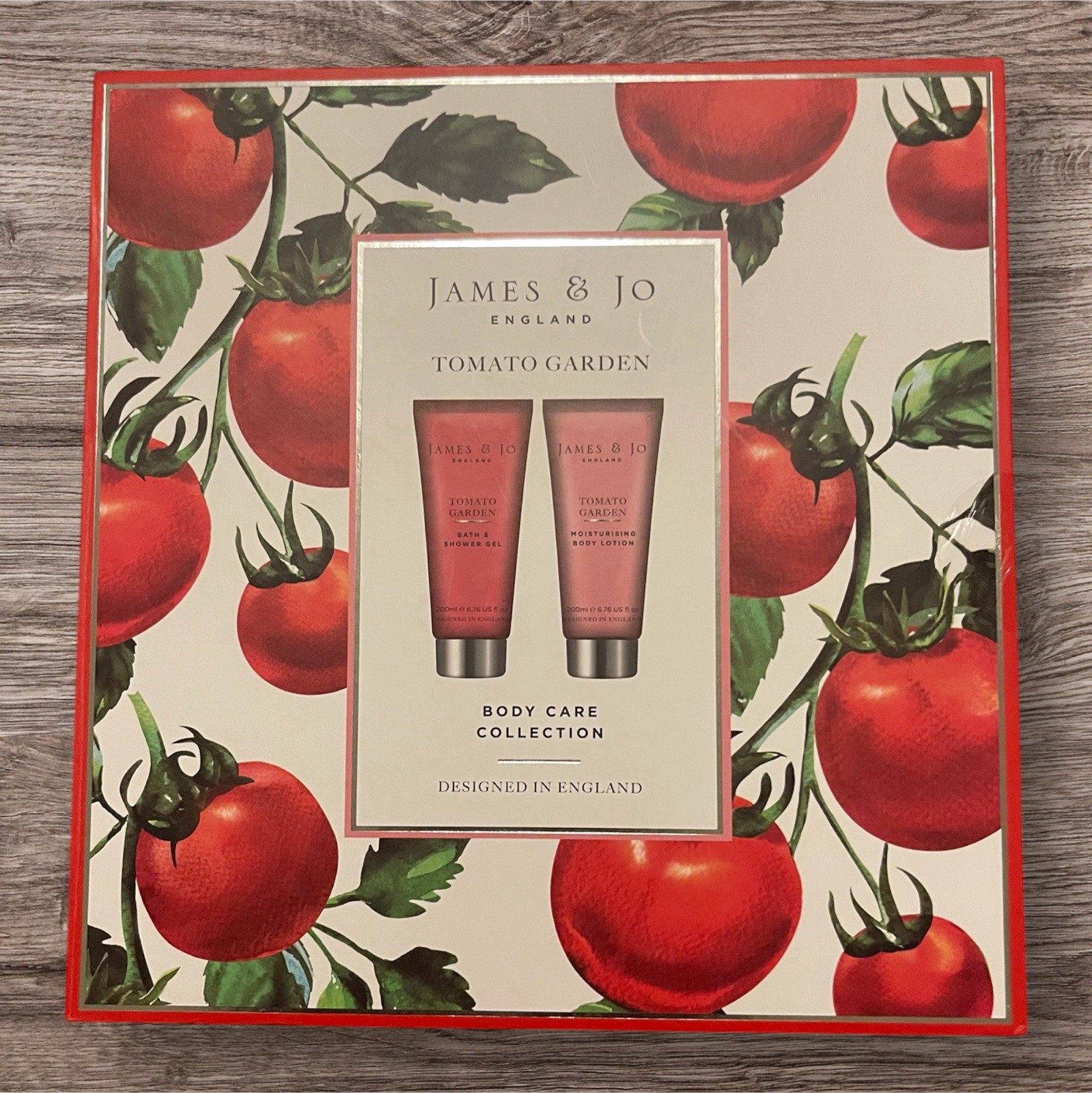 James & Jo England Tomato Garden Body Care Collection Gift Box Set-image