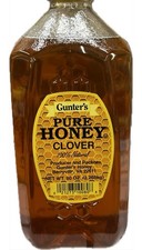 PURE HONEY. CLOVER 100 Natural Gunter's. NET WT. 80 OZ. 5 LB -Free Shipping