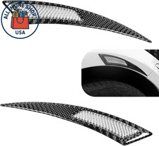 Carbon Fiber Wheel Arch Protectors - Self-Adhesive Fender Flare Stickers 2 PCS