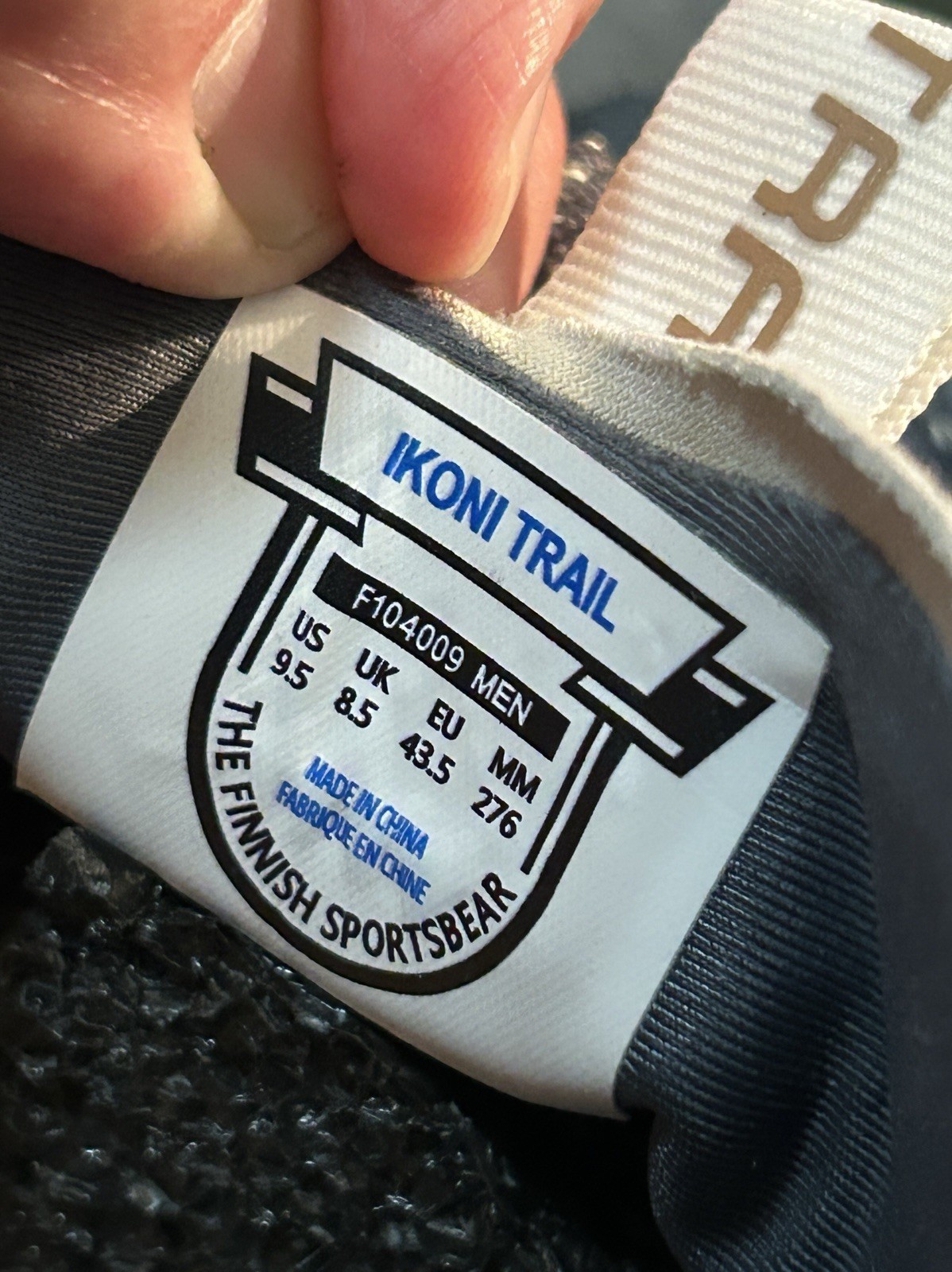 Karhu Ikoni Trail Men’s Shoes Trail Running Hiking Gray Size 9.5