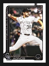 Zach Agnos 2025 Topps Update #US31 RC