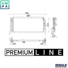 RADIATOR ENGINE COOLING CR 2201 000P FOR MINI BMW X1/Van/F48 X2/SUV/F39 2.0L